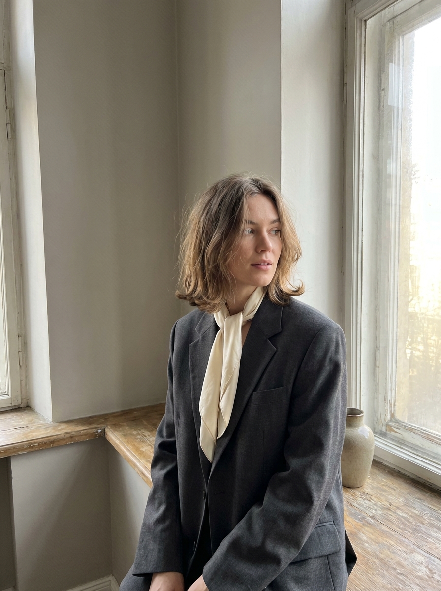 French Bob in längerer Version als Bob Frisuren mittellang Inspiration 2026